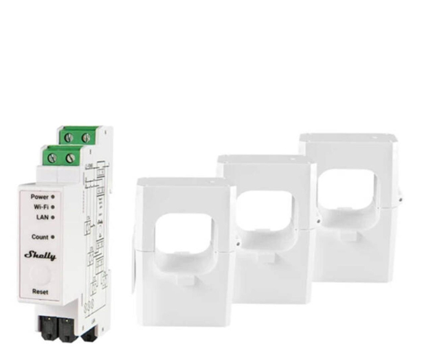 Shelly 2-kierunkowy miernik zużycia energii PRO 3EM 400A WiFi - 1268501 - zdjęcie